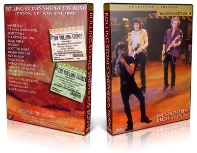 Artwork Cover of Rolling Stones 1999-06-08 DVD London Audience