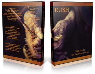 Artwork Cover of Rush 2008-04-11 DVD San Juan Audience
