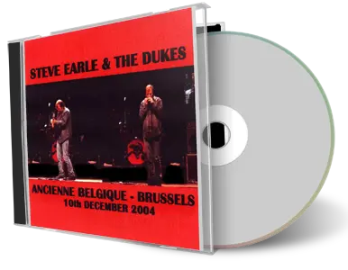 Artwork Cover of Steve Earle 2004-12-10 CD Brussels Audience
