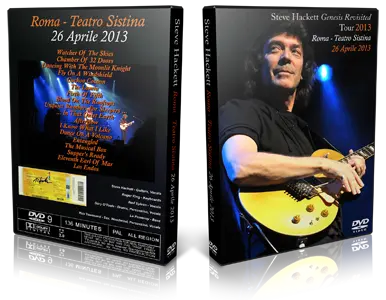 Artwork Cover of Steve Hackett 2013-04-26 DVD Rome Audience