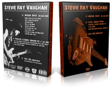 Artwork Cover of Stevie Ray Vaughan 1988-03-08 DVD Akron Audience