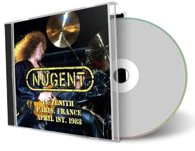 Artwork Cover of Ted Nugent 1988-04-01 CD Paris Audience