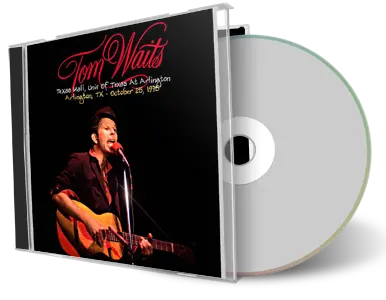 Artwork Cover of Tom Waits 1975-10-25 CD Arlington Soundboard