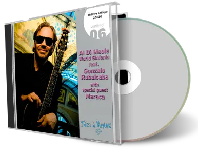 Artwork Cover of Al Di Meola World Sinfonia 2012-07-06 CD Vienne Soundboard