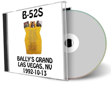 Artwork Cover of B-52s 1992-10-13 CD Las Vegas Audience