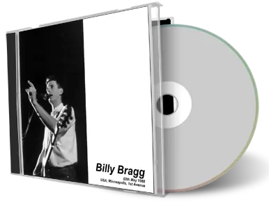 Artwork Cover of Billy Bragg 1988-05-02 CD Minneapolis Audience