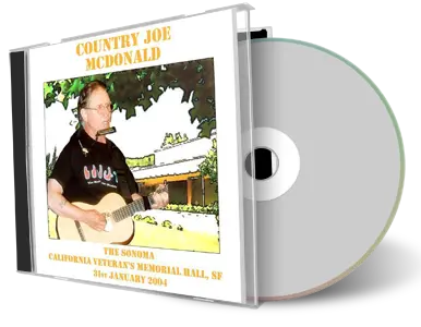 Artwork Cover of Country Joe McDonald 2004-01-31 CD San Francisco Soundboard