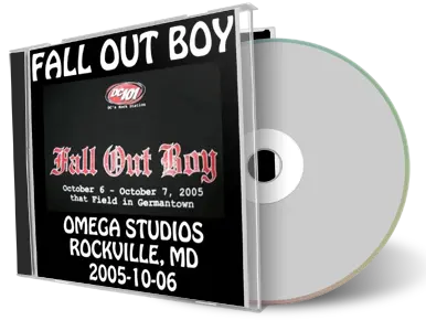 Artwork Cover of Fall Out Boy 2005-10-06 CD Rockville Soundboard