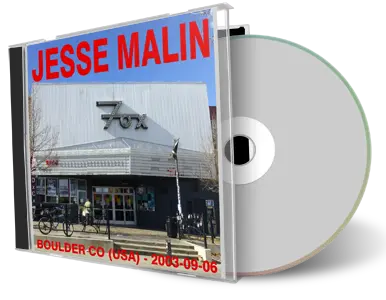 Artwork Cover of Jesse Malin 2003-09-06 CD Boulder Audience