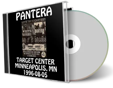 Artwork Cover of Pantera 1996-08-05 CD Minneapolis Audience