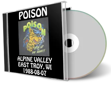 Artwork Cover of Poison 1988-08-07 CD East Troy Audience