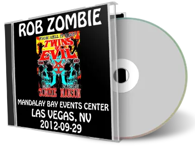 Artwork Cover of Rob Zombie 2012-09-29 CD Las Vegas Audience