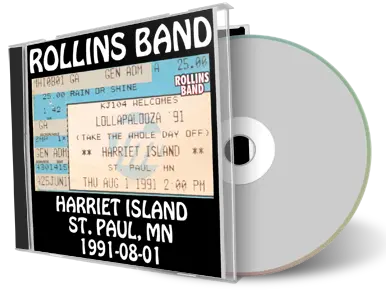 Artwork Cover of Rollins Band 1991-08-01 CD St Paul Audience