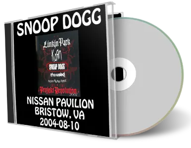 Artwork Cover of Snoop Dogg 2004-08-10 CD Bristow Audience