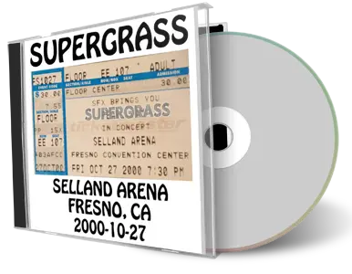 Artwork Cover of Supergrass 2000-10-27 CD Fresno Audience