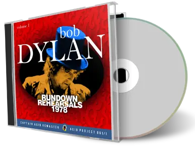 Artwork Cover of Bob Dylan Compilation CD Rundown Rehearsals 1978 Soundboard
