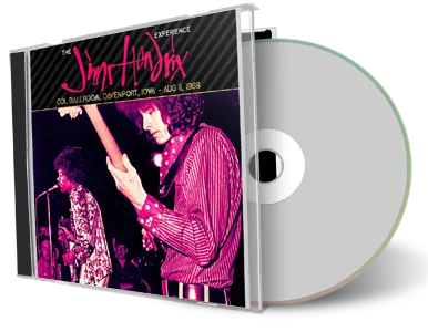 Artwork Cover of Jimi Hendrix Experience 1968-08-11 CD Davenport Audience