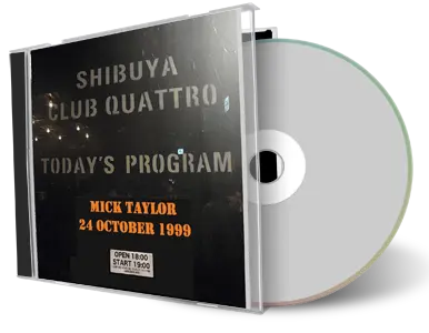 Artwork Cover of Mick Taylor 1999-10-24 CD Shibuya Audience