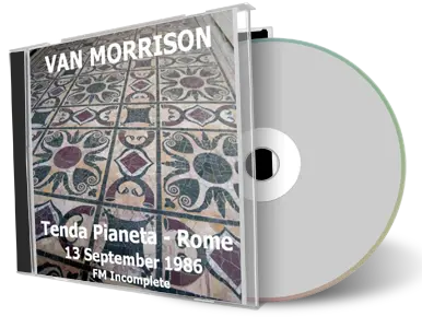 Artwork Cover of Van Morrison 1986-09-13 CD Rome Soundboard