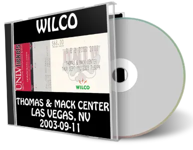Artwork Cover of Wilco 2003-09-11 CD Las Vegas Audience