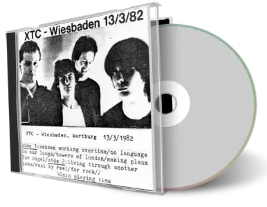 Artwork Cover of XTC 1982-03-13 CD Wiesbaden Audience