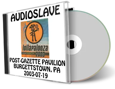 Artwork Cover of Audioslave 2003-07-19 CD Burgettstown Audience