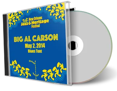 Artwork Cover of Big Al Carson 2014-05-02 CD New Orleans Jazz Festival Soundboard