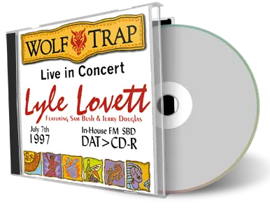 Artwork Cover of Lyle Lovett 1997-07-07 CD Vienna Soundboard