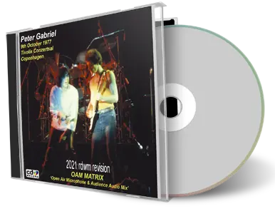 Artwork Cover of Peter Gabriel 1977-10-09 CD Copenhagen Audience
