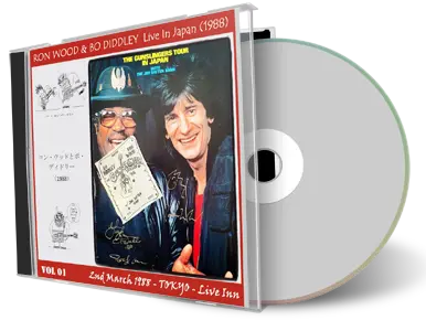 Artwork Cover of Ronnie Wood and Bo Diddley 1988-03-02 CD Tokyo Soundboard