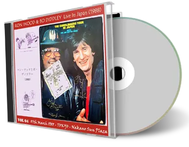 Artwork Cover of Ronnie Wood and Bo Diddley 1988-03-07 CD Tokyo Soundboard