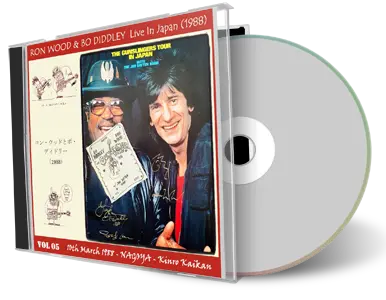 Artwork Cover of Ronnie Wood and Bo Diddley 1988-03-10 CD Nagoya Audience