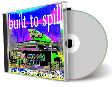 Artwork Cover of Built To Spill 2001-06-08 CD Boulder Audience