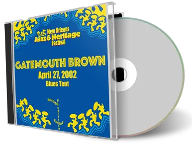 Artwork Cover of Clarence Gatemouth Brown 2002-04-27 CD New Orleans Soundboard