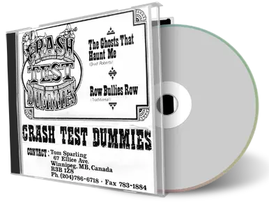 Artwork Cover of Crash Test Dummies Compilation CD Summer Demos 1988 1989 Soundboard