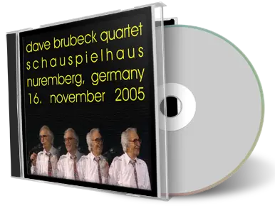 Artwork Cover of Dave Brubeck 2005-11-16 CD Nuremberg Soundboard