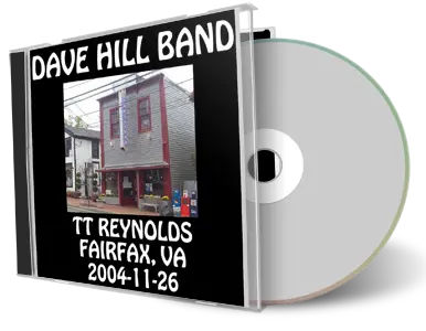 Artwork Cover of Dave Hill Band 2004-11-26 CD Fairfax Audience