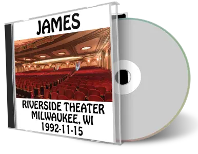 Artwork Cover of James 1992-11-15 CD Milwaukee Audience