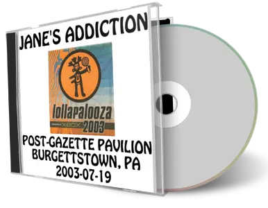 Artwork Cover of Janes Addiction 2003-07-19 CD Burgettstown Audience