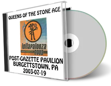 Artwork Cover of Queens Of The Stone Age 2003-07-19 CD Burgettstown Audience