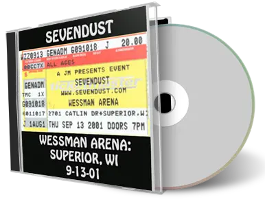 Artwork Cover of Sevendust 2001-09-13 CD Superior Audience