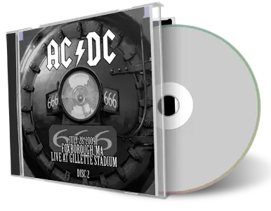 Artwork Cover of ACDC 2009-07-28 CD Foxborough Audience