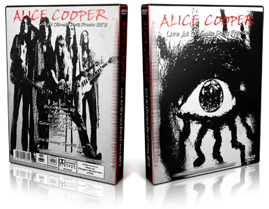 Artwork Cover of Alice Cooper 1972-11-13 DVD Paris Proshot