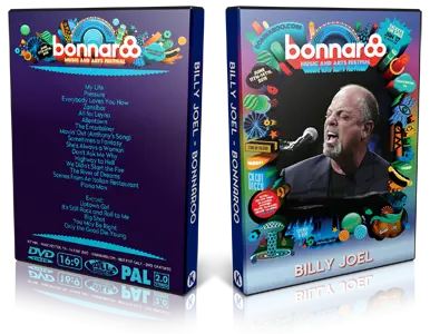 Artwork Cover of Billy Joel 2015-06-14 DVD Bonnaroo Festival 2015 Proshot