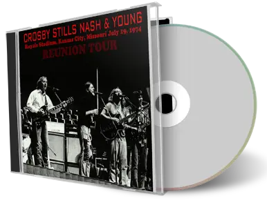 Artwork Cover of CSNY 1974-07-19 CD Kansas City Audience