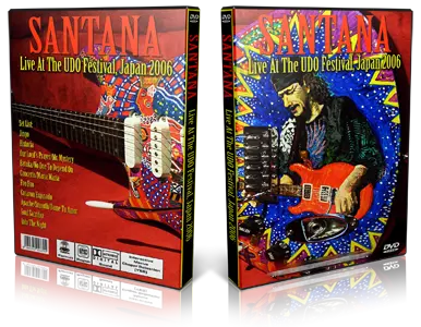 Artwork Cover of Carlos Santana Compilation DVD UDO Festival 2006 Proshot