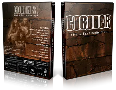 Artwork Cover of Coroner Compilation DVD East Berlin 1990 Proshot
