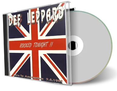 Artwork Cover of Def Leppard 1992-06-07 CD Amsterdam Audience