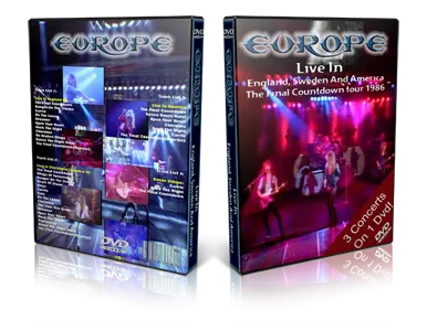 Artwork Cover of Europe Compilation DVD England 1986 Proshot