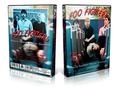 Artwork Cover of Foo Fighters 2000-08-19 DVD Weeze Proshot